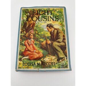 Vtg Eight Cousins Louisa May Alcott Illustrated Whitman  Original Hardcover
